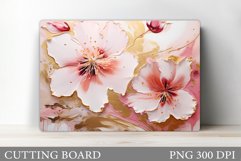 Flowers Cutting Board. Floral Cutting Board Design Product Image 1