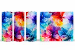 Flowers Tumbler Design. Flowers Tumbler Sublimation Product Image 2
