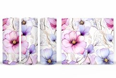 Flowers Tumbler Wrap Design. Sublimation Tumbler Flowers Product Image 2