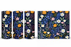 Flowers Tumbler Design. Wildflowers Tumbler Sublimation Product Image 2