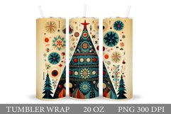 Christmas Tree Tumbler. Christmas Tree Tumbler Sublimation Product Image 1