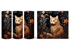 Cat Tumbler Sublimation. Cat Summer Tumbler Design Product Image 2