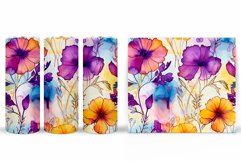 Flowers Tumbler Design. Sublimation Tumbler Flowers Product Image 2