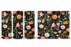 Flowers Tumbler Design. Sublimation Tumbler Flowers Product Image 2