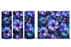 3D Flowers Tumbler Design. Flowers Tumbler Sublimation Product Image 2