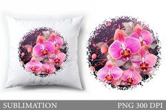 Orchidea Sublimation. Orchidea Pillow Sublimation Product Image 1