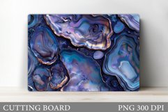3D Abstract Cutting Board. Texture Cutting Board Sublimation Product Image 1