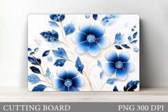 Flowers Cutting Board. Floral Cutting Board Design Product Image 1