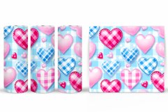 Colorful Hearts Tumbler. Valentines Tumbler Design Product Image 2