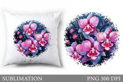 Orchidea Pillow Sublimation. Orchidea Sublimation Product Image 1