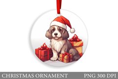 Christmas Dog Ornament. Winter Dog Christmas Ornament Product Image 1