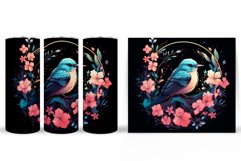 Bird Tumbler Sublimation. Bird Summer Tumbler Design Product Image 2