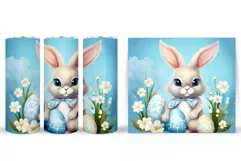 Cute Bunny Tumbler Design. Bunny Easter Tumbler Product Image 2