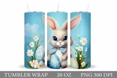 Cute Bunny Tumbler Design. Bunny Easter Tumbler Product Image 1