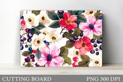 Berries Cutting Board. Summer Berry Cutting Board Design Product Image 1