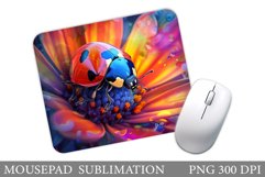 Ladybug Mouse Pad Design. Ladybug Sublimation Product Image 1