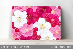 Flowers Cutting Board. Floral Cutting Board Design Product Image 1