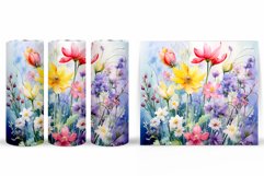 Wildflowers Tumbler Sublimation. Summer Tumbler Design Product Image 2