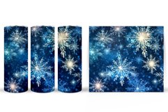 Snowflakes Tumbler Wrap. Snowflakes Tumbler Sublimation Product Image 2