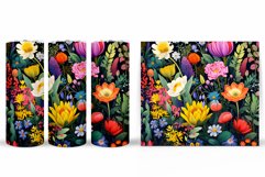 Flowers Tumbler Design. Summer Tumbler Sublimation Product Image 2