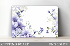Flowers Cutting Board. Flowers Kitchen Cutting Board Product Image 1