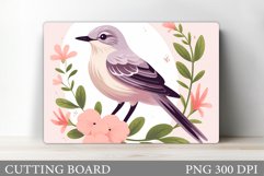 Bird Cutting Board Design. Bird Kitchen Cutting Board Product Image 1