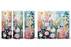 Flowers Tumbler Design. Flowers Tumbler Sublimation Product Image 2