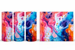 Abstract Tumbler Sublimation. Texture Tumbler Design Product Image 2