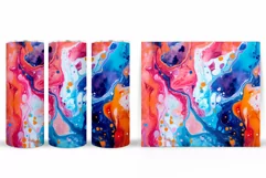 Abstract Tumbler Sublimation. Texture Tumbler Design Product Image 2
