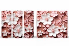Flowers Tumbler Design. Sublimation Tumbler Flowers Product Image 2