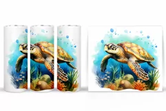 Turtle Tumbler Design. Turtle Tumbler Sublimation Product Image 2