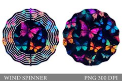 Butterflies Wind Spinner. Colorful Butetrflies Wind Spinner Product Image 1