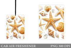 Starfish Car Air Freshener. Seashell Car Air Freshener Product Image 1