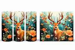 Deer Tumbler Design. Deer Tumbler Sublimation Product Image 2