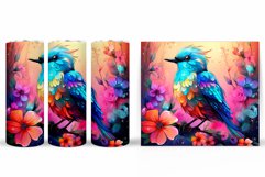 Cute Bird Tumbler Sublimation. 3D Bird Tumbler Design Product Image 2