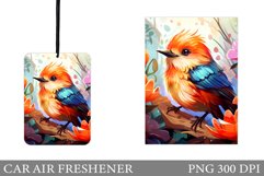 Bird Car Air Freshener. Summer Car Air Freshener Design Product Image 1