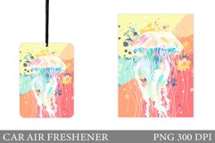 Jellyfish Car Air Freshener. Sea Car Air Freshener Design Product Image 1