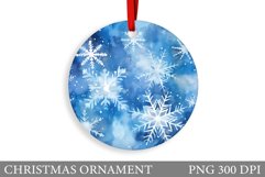 Snowflakes Ornament Design. Winter Christmas Ornament Product Image 1