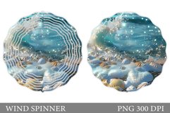 3D River Wind Spinner. Nature Wind Spinner Sublimation Product Image 1