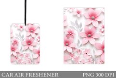 3D Flowers Car Air Freshener. Car Air Freshener Design Product Image 1