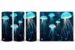 Jellyfish Tumbler Sublimation. Jellyfish Tumbler Wrap Design Product Image 2
