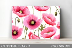 Flowers Cutting Board Design. Flowers Kitchen Cutting Board Product Image 1