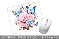 Butterflies Mouse Pad. Butterflies Mouse Pad Design Product Image 1