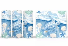 Turtle Tumbler Design. Turtle Tumbler Sublimation Product Image 2
