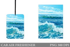 Sea Car Air Freshener. Beach Car Air Freshener Design Product Image 1