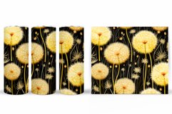 Dandelions Flowers Tumbler. Flowers Tumbler Design Product Image 2
