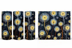Flowers Dandelions Tumbler. Flowers Tumbler Sublimation Product Image 2