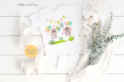 Safari animals birthday party sublimation design Product Image 2