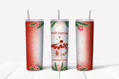 Cocoa Tumbler Sublimation,Skinny tumbler wrap design Product Image 2