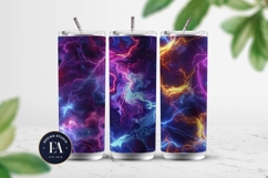 Neon Thunderstorm Texture | Electric Storm Background Product Image 2